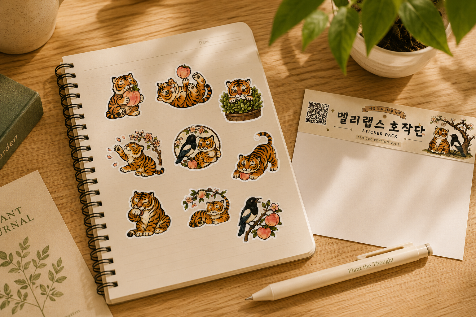 호작단 캐릭터 스티커팩